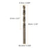 10pcs Cobalt Jobber Drill Bits 5.3mm / 0.209" M35 High Speed Steel HSS Twist Drilling Bit Tool for Stainless Steel Copper Wood Plastic and Other Hard Materials