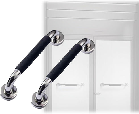 NGEWFGH 2 Pack Anti-Slip Bathroom Grab Bars, Stainless Steel Shower Handrails Wall Mount