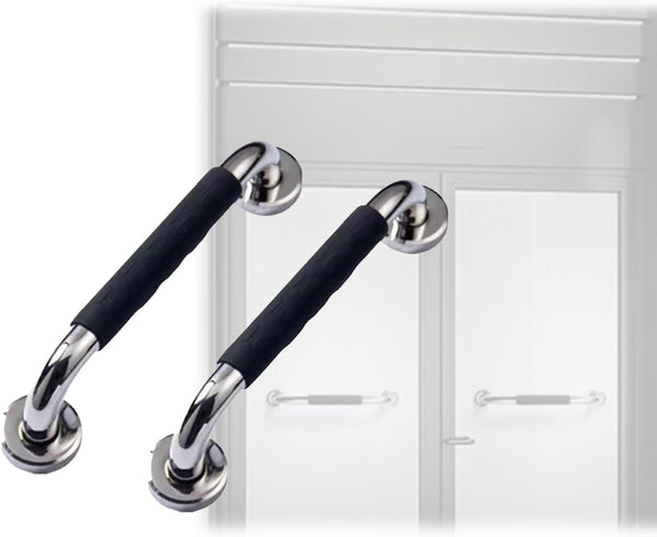 NGEWFGH 2 Pack Anti-Slip Bathroom Grab Bars, Stainless Steel Shower Handrails Wall Mount