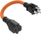 1Ft 12AWG 15 Amp to 20-Amp Adapter Cable, Nema 5-15P to 5-20R, Heavy Duty 125V 15A to 20A Power Cord