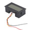 YB5135D LCD DC Voltmeter, Digital Three Wire Voltage Meter Monitor, Blue Backlight, ABS Waterproof Shell, DC0-500V