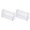 YOKIVE 2 Pcs Tube Rack Holder, Acrylic Test Tube Rack for 10ml Lab Test Tubes, Clear with 6-Sockets