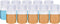 PATIKIL 24 Pcs 30ml Reagent Bottles, PP Wide Mouth Round with Screw Cap for Lab Liquid Storage, Transparent
