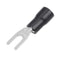 uxcell 200Pcs SV1.25-3.2 Insulated Fork Spade U-Type Wire Connectors, Electrical Crimp Terminals