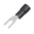 uxcell 200Pcs SV1.25-3.2 Insulated Fork Spade U-Type Wire Connectors, Electrical Crimp Terminals