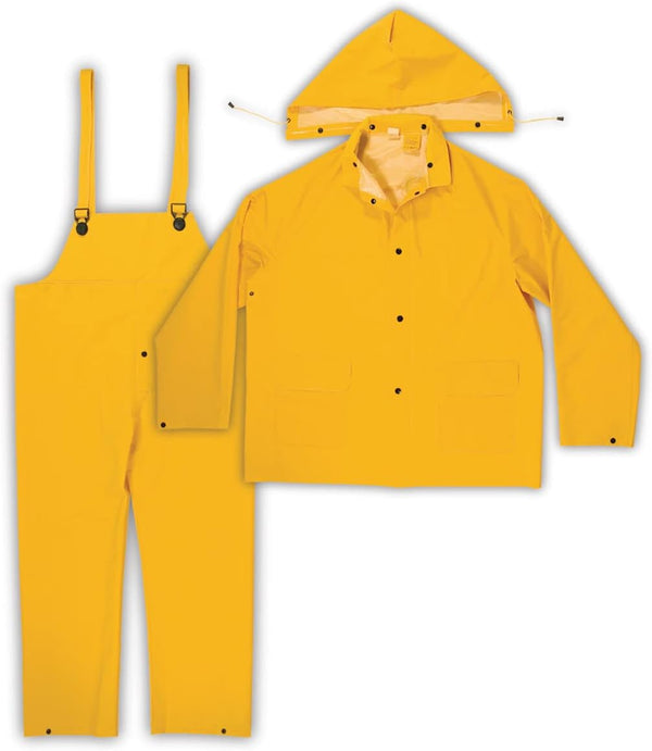 Custom Leathercraft mens Bib painting coveralls, Yellow, 3XLarge US