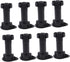 Holibanna 8pcs Thickened Adjustable Plastic Furniture Legs for Sofa Cabinet Table Feet