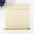 LUXPaper Square Invitation Envelopes | Natural Linen | Peel & Press | 6 1/2" x 6 1/2" | 80lb. Text | 50 Qty