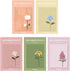 Monolike The Flower Sticky-It, 5p Set, Self-Adhesive Memo Pad, 50 Sheets