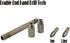 Luo ke 2 Pcs Round Cup Burr, 3/32'' Shank Wire Rounder Burs with Hand Drill Twisting Tools (1.2mm + 1.8mm)