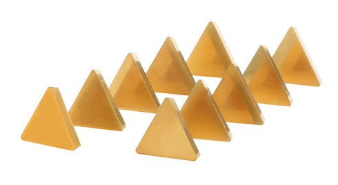 Accusize Industrial Tools Tpg321 Carbide Inserts - Tin Coated, 10 Pcs, 2127-1026x10