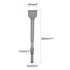 uxcell Scraping Chisel 50mm Dia. Masonry Drill Bit Hex Shank for Electric Jack Hammer Remove Scale Edging Chipping Tool