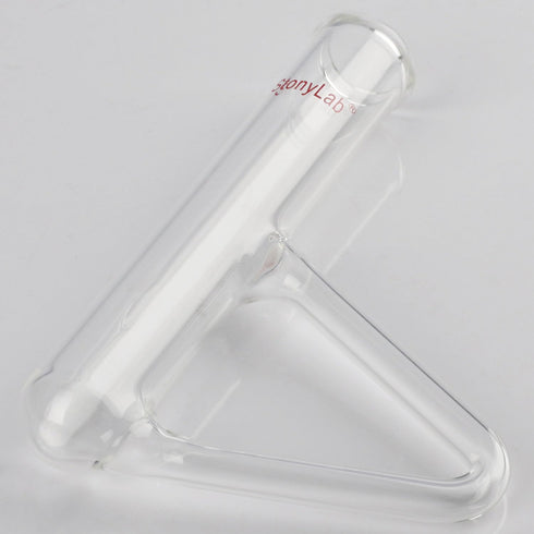 stonylab Thiele Melting Point Tube, Borosilicate Glass Measuring Point Lab Melting Point Tube, Triangle Shape, 150 mm
