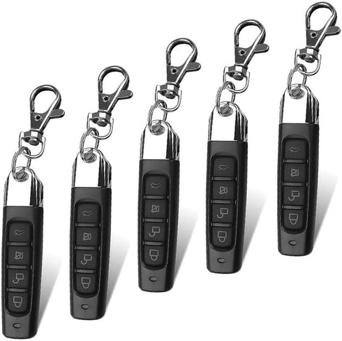 Gantch 4 433mhz Universal Copy Remote Key Smart Home Remote Control Key Fob, Buttons Cloning Wireless Remote Control