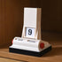 MEMORY FISH 5.7 4.2 3.3 Inches(Flip Perpetual Desktop Calendar with Flip Display, Day and Month Indicators, Creative