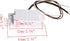 Magnetic Reed Switch MC-32 NC/NO Surface Mount Wired Door Window Alarm, Sets of 5, White