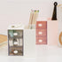 Multi-Functional Pen Holder, 5 Compartments Desk Organizer for School, Home Office, Art Supplies (White)