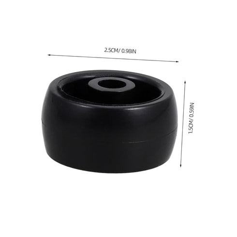 Commercial Alipis Versatile Plastic Caster Wheels Single Wheel for Office Chair Easy Install Rolling Cart Hardware
