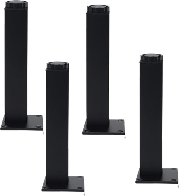 Generic Adjustable Metal Square Table Legs,Sofa Legs,Bathroom Cabinet Support Legs,Kitchen Wardrobe Feet,for TV