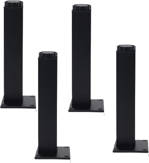 Generic Adjustable Metal Square Table Legs,Sofa Legs,Bathroom Cabinet Support Legs,Kitchen Wardrobe Feet,for TV