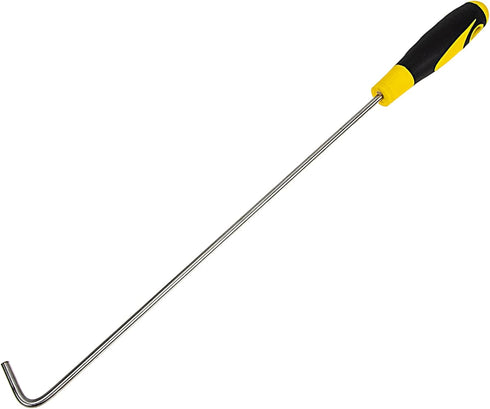 Uonlytech Sliding Door Hook 19.7 Inch Manhole Cover Hook with Rubber Handle