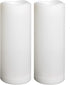 2 Pack Outdoor Waterproof Flameless LED Pillar Candles, 3"x8" Battery Operated Plastic Decorative Electric Candle