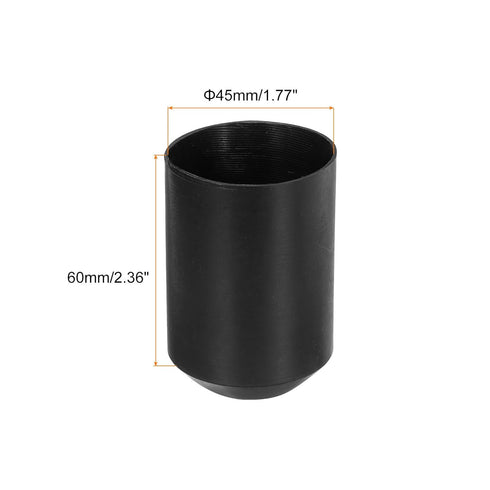 MECCANIXITY 10Pcs Heat Shrink End Cap 45mm ID x 60mm L 2:1 Ratio Heat Shrink Tubing Caps for Electrical Wire