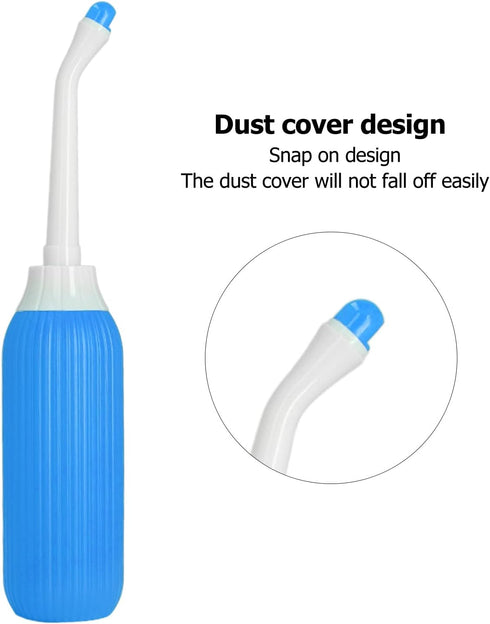 500ml Portable Bidet Spray Bottle, Multipurpose Hygiene Care, Anal Douche with Spray Nozzle for Postpartum
