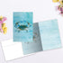 Tree-Free Greetings Blue Crab All Occasion Cards - 12 Recycled Notecards & White Envelopes, Thick Cardstock