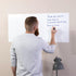 Magnetic Whiteboard Contact Paper - Adhesive Dry Erase Board for Magnet, Peel and Stick Wall Decal for Kids Classroom,