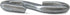 S Hook - Marine Grade 316 Stainless Steel, 1.56" Long, 5/32" Thick Metal Hook for Hanging and Utility Use (20)