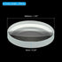 PATIKIL 4" (100mm) Focal Length Double Concave Lens, 40mm Diameter 6mm Height Glass Optically Polished Round Edges Lens for Physics Experiment, Clear