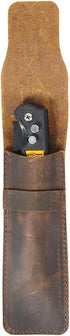 Leather Pocket Knife Sheath, Folding Knife Storage Case, Small Knife Pouch Holder, Waterproof Knife Cover