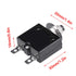 18Amp Push Button Circuit Breaker,125-250V AC 50V DC Circuit Breaker, Thermal Overload Protector L1 Series Manual Reset Thermal Circuit Breaker (18A)