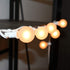 25FT G40 27 Bulbs, Outdoor String Lights, Frosted White Globe String Lights with Warm White Hanging Patio Lights UL