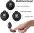 TWZKXC 4 Pack Pad(1Blue, 1Red, 2Black) Inkless Thumbprint Pad, Fingerprint Ink Pad, Quick Drying Portable Office Notary