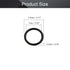 Othmro 50pcs Nitrile Rubber O-Rings, 1mm Wire Dia 9mm OD Metric Sealing Nitrile NBR Rubber Washers for Oil or Air Sealing, Professional Plumbing, Car Repair, Air or Gas Connections Black