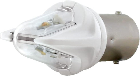 United Pacific 36935 High Power Dual Osram LED 1157 Bulb, Bright 2 Watt, 250 Lumens, Double Contact, Offset Pin White LED/Clear Lens - ONE Bulb by United Pacific