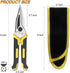 9-Inch Heavy Duty Scissors, Multifunction Shears for Cutting Cable Wires, Cardboard, Vinyl Siding, Straight Snips