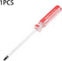 Mormchlots 1Pcs T20 Red Security Torx Screwdriver with Magnetic Tip Plastic Grip, Torx Screwdriver with Hole