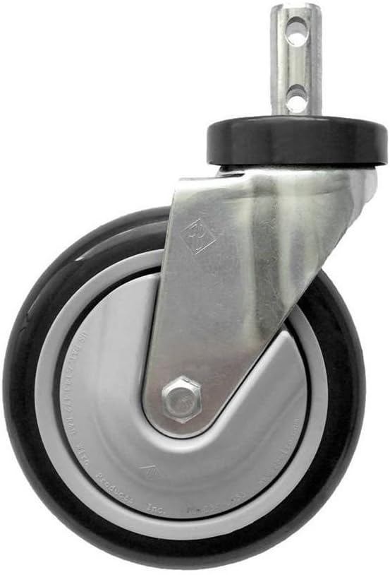 R&B Wire CSTR88G 5" Clean Wheel System Replacement Caster for Rolling Wire