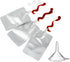 Yiodauh 50 Packaging Nozzle Pouches(350ml) Alcohol Pouches Pcs Aluminum Foil Liquid Drinking Bags Milk Juice Beverage