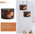 RCFINE E27 Lampshade Vintage Bamboo Lampshade Flower Pattern Lantern Shade Cover Light Accessory for Pendant Table Lamp