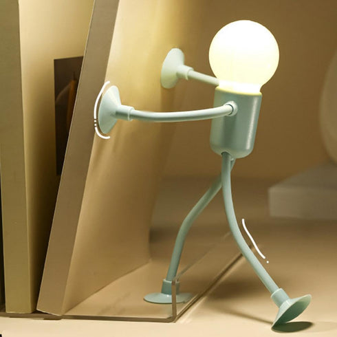 Generic Bulb Changeable Shape Funny Sportsman Night Light,New Cute Light Man Mini Night Light,DIY Shape Night