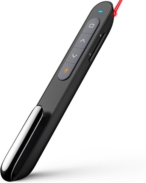 Norwii Bluetooth Presentation Clicker for PowerPoint, Wireless Presenter, Presentation Remote with Pointer, Slide