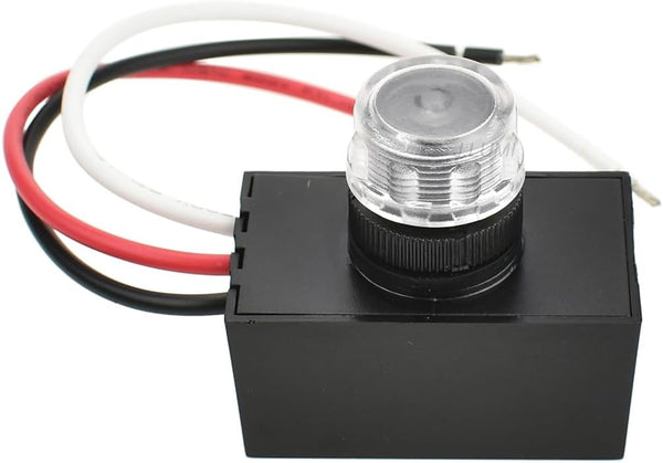 YCA1030 Hard-Wired Light Control with Photocell Sensor, Outdoor Dusk to Dawn, UL Listed