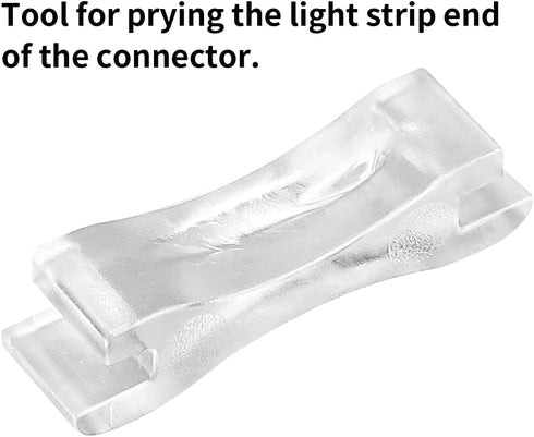 HOMELYLIFE 10 Pcs 3 Pin LED Strip Connector Solderless with 16.4ft Extension Cable for 10mm Wide WS2811 WS2812 WS2812B
