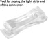 HOMELYLIFE 10 Pcs 3 Pin LED Strip Connector Solderless with 16.4ft Extension Cable for 10mm Wide WS2811 WS2812 WS2812B
