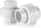 1-1/4" PVC Union Coupling Pipe Fitting, 1-1/4" PVC Slip Union Schedule 40, White (2 Pack)