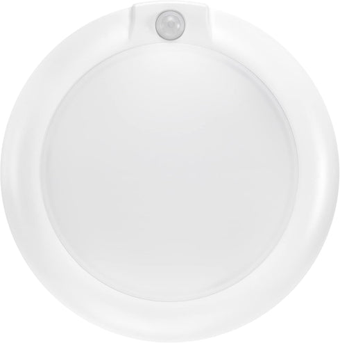 6 700 5000K Closet, Maxxima in. Round Motion Sensor LED Ceiling Mount Light Fixture - Lumens, Daylight, Indoor Dome
